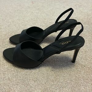 Aldo pillow walk black heels size 9